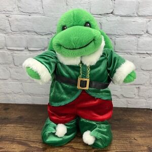 Build A Bear Turtle with Backpack Shell In Santa Suit Read Description